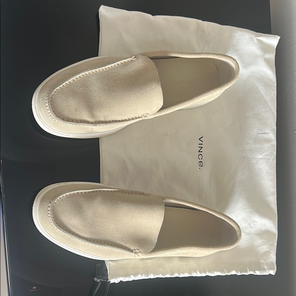 Vince Women's Cream Loafers